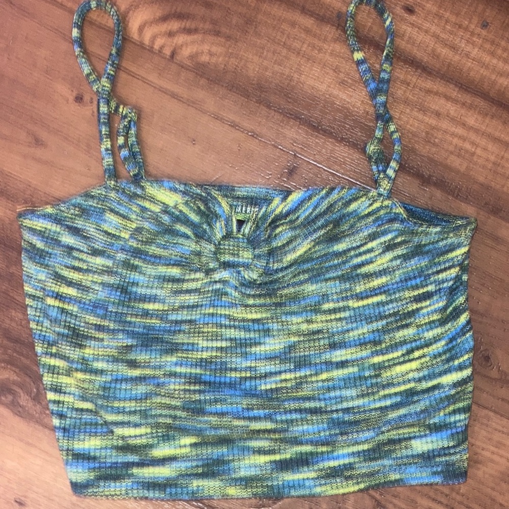Cropped American eagle tank